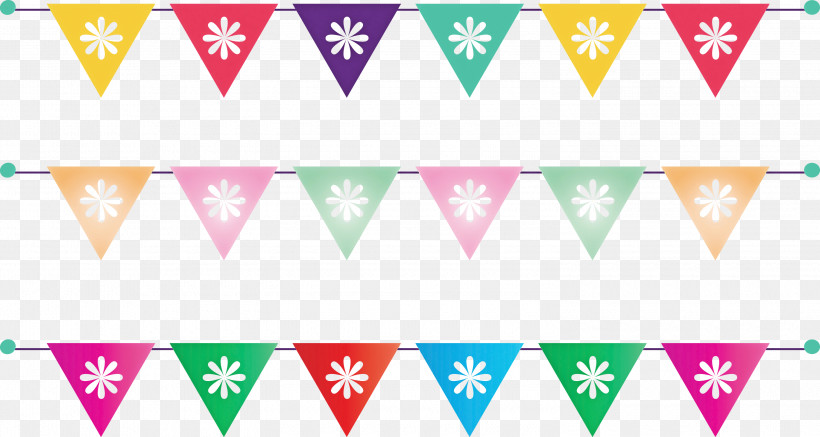 Mexican Bunting, PNG, 3000x1601px, Mexican Bunting, Angle, Line, Meter, Pink M Download Free