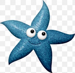 Starfish - Starfish Clip Art Blue Sea Star Cartoon Drawing PNG