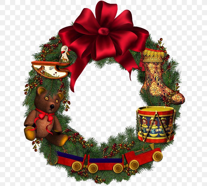 Christmas Day Wreath Image Clip Art, PNG, 651x735px, Christmas Day, Art, Centerblog, Christmas, Christmas Card Download Free