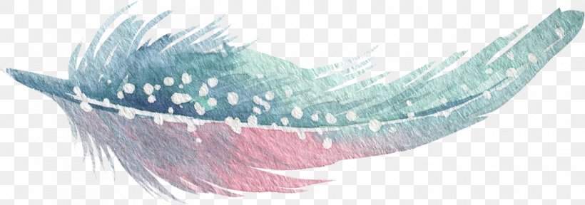 Feather Blue, PNG, 1420x499px, Feather, Blue, Color, Pixel, Transparency And Translucency Download Free