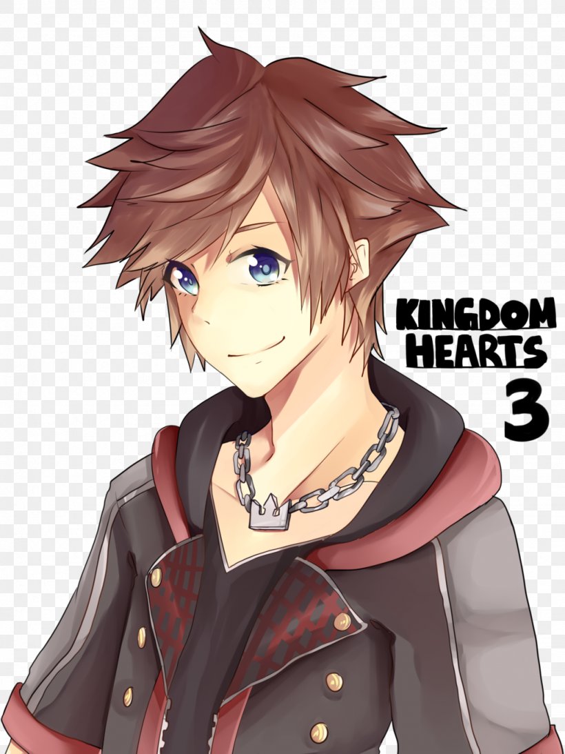 Kingdom Hearts III Kingdom Hearts Birth By Sleep Sora Kairi, PNG, 1024x1365px, Watercolor, Cartoon, Flower, Frame, Heart Download Free