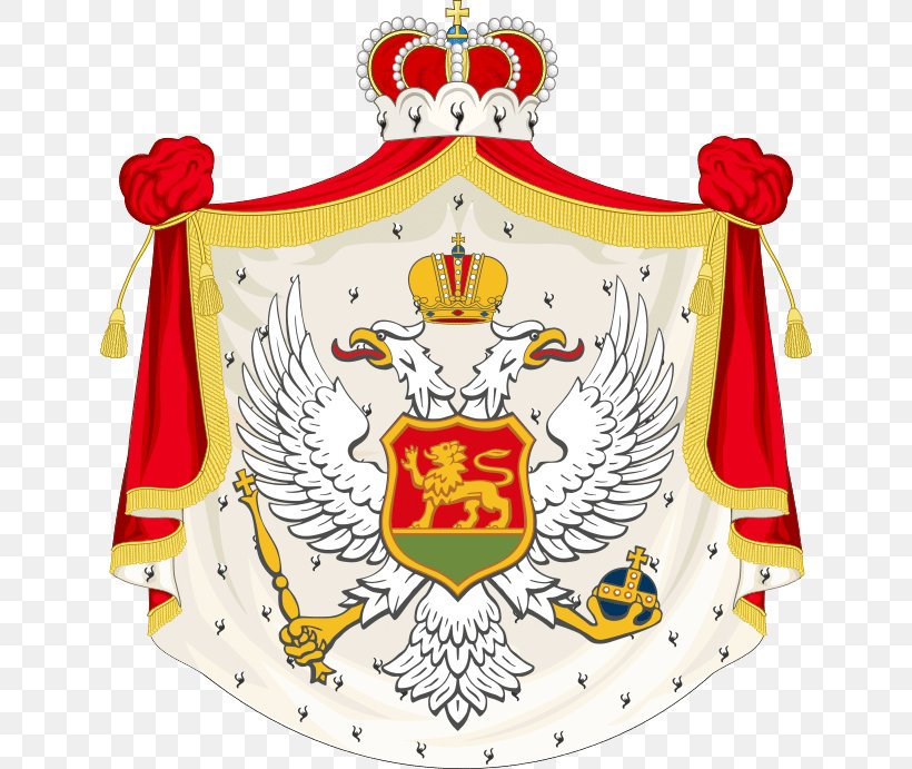 Kingdom Of Montenegro Principality Of Montenegro Coat Of Arms Of Montenegro, PNG, 640x691px, Kingdom Of Montenegro, Area, Coat Of Arms, Coat Of Arms Of Montenegro, Crest Download Free