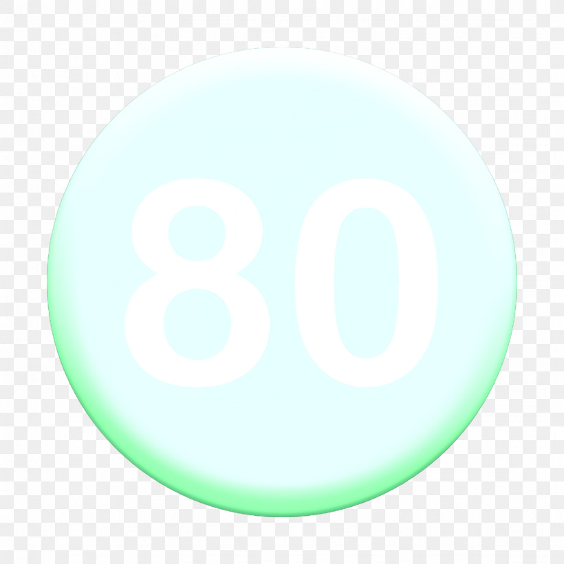 Eighty Icon Numbers Icon, PNG, 1228x1228px, Numbers Icon, Green, Meter, Symbol Download Free