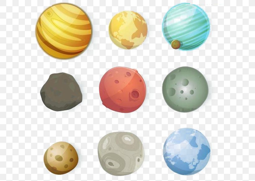 Planet Natural Satellite Royalty-free Illustration, PNG, 618x583px, Planet, Asteroid, Button, Cartoon, Egg Download Free
