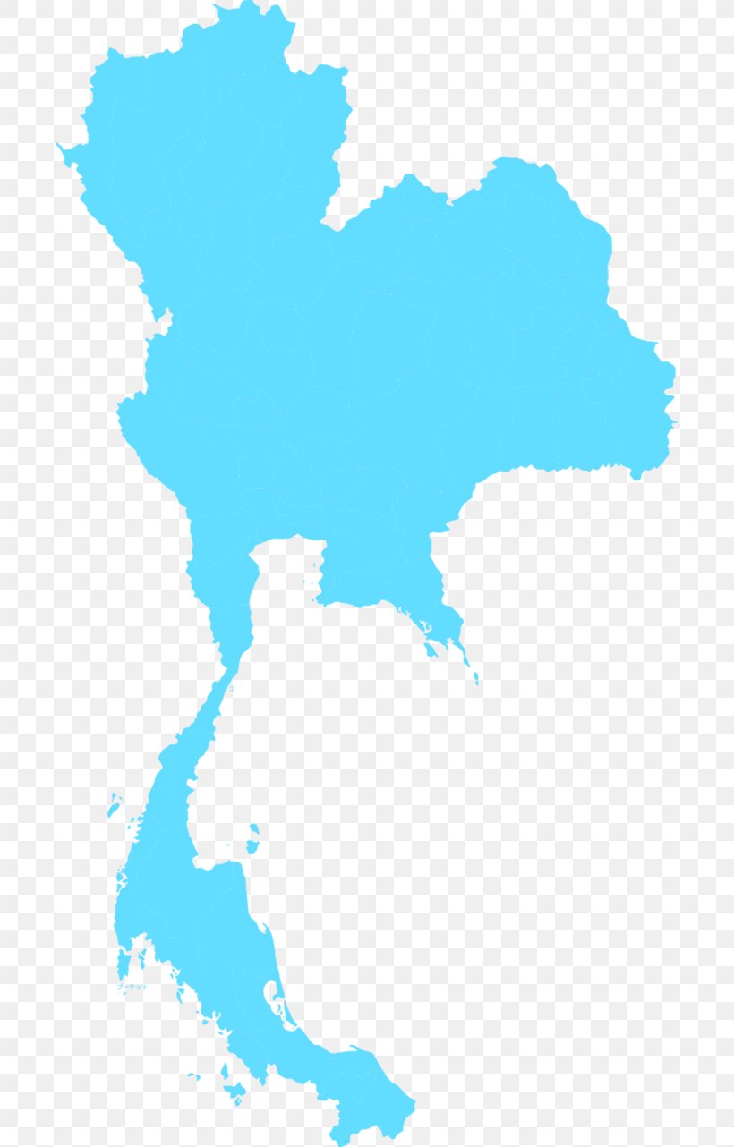 Thailand Vector Map, PNG, 694x1282px, Thailand, Aqua, Area, Blue, Cloud Download Free
