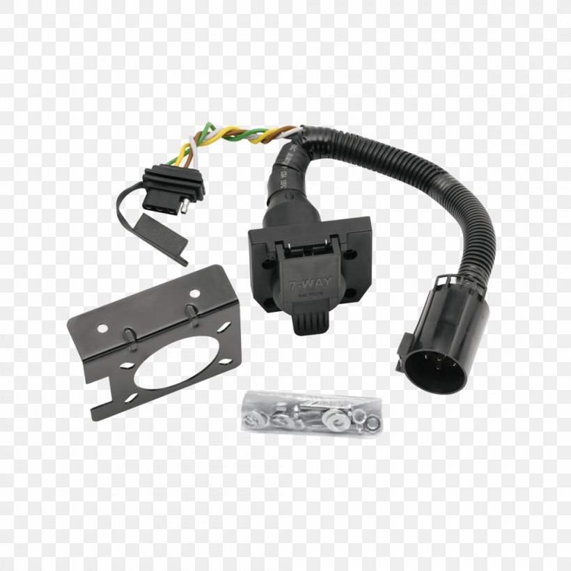 Electrical Connector AC Power Plugs And Sockets Car Towing Cable Harness, PNG, 1000x1000px, Electrical Connector, Ac Power Plugs And Sockets, Adapter, Auto Part, Cable Harness Download Free