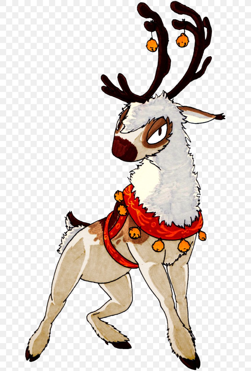 Reindeer Horse Costume Design Antler, PNG, 660x1211px, Reindeer, Antler, Art, Cartoon, Costume Download Free