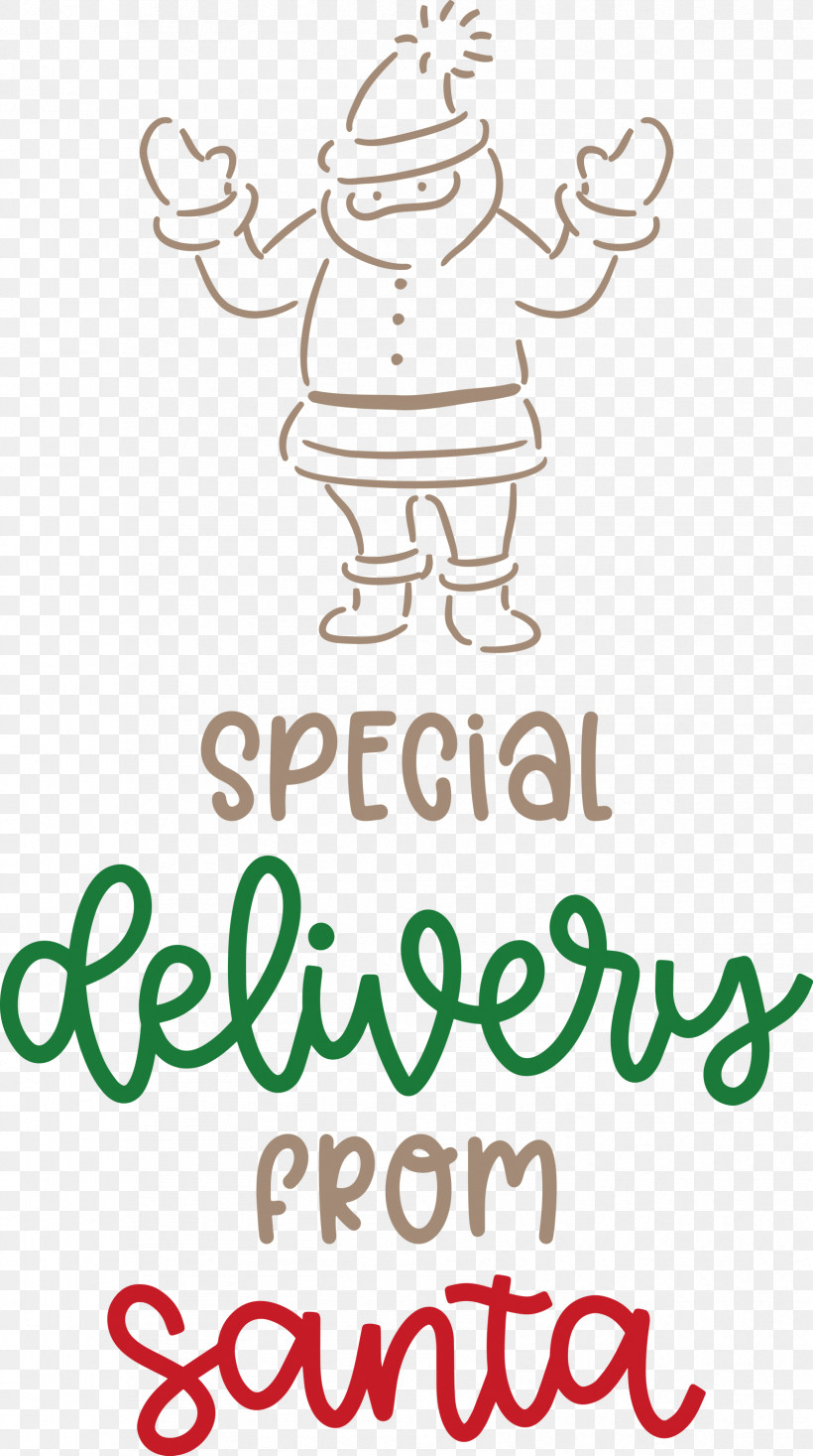 Special Delivery From Santa Santa Christmas, PNG, 1676x3000px, Special Delivery From Santa, Behavior, Christmas, Geometry, Happiness Download Free