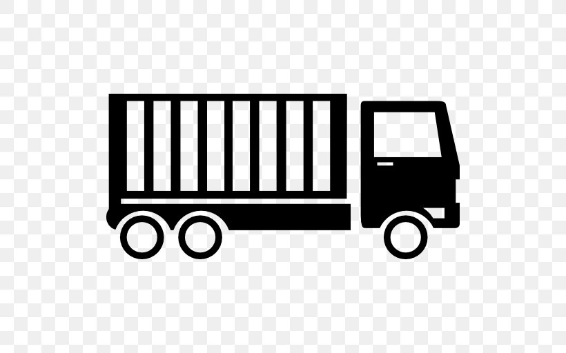 Car Garbage Truck Intermodal Container Semi-trailer Truck, PNG, 512x512px, Car, Area, Black, Black And White, Brand Download Free