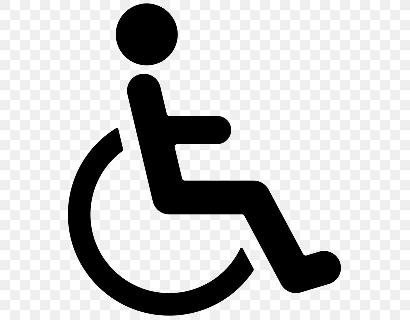 Disability Disabled Parking Permit International Symbol Of Access Wheelchair Sign, PNG, 640x640px, Disability, Accessibility, Area, Black And White, Car Park Download Free