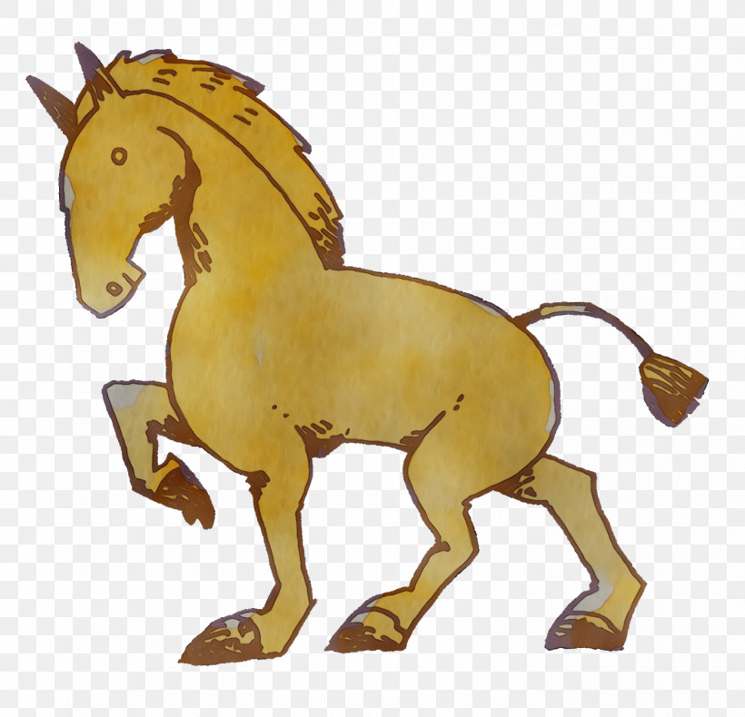 Mustang Stallion Character Animal Figurine Cartoon, PNG, 1400x1350px, Cartoon Horse, Animal Figurine, Biology, Cartoon, Character Download Free