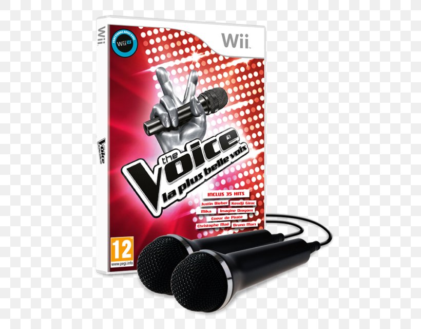 Wii U Wii Play The Voice Video Games Nintendo, PNG, 640x640px, Wii U, All Xbox Accessory, Audio, Audio Equipment, Bigben Interactive Download Free