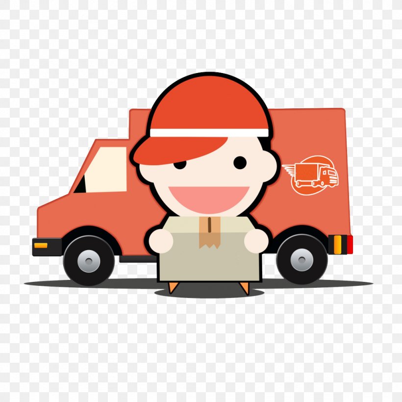 Download Courier Cartoon Logistics, PNG, 1024x1024px, Courier, Automotive Design, Car, Cargo, Cartoon Download Free