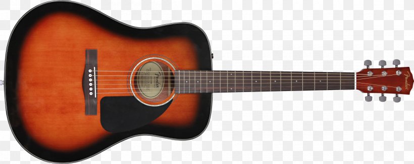 Dreadnought Fender Musical Instruments Corporation Steel-string Acoustic Guitar, PNG, 2400x956px, Watercolor, Cartoon, Flower, Frame, Heart Download Free