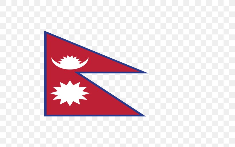 Flag Of Nepal National Flag Nepali Language, PNG, 512x512px, Nepal, Area, Blue, Flag, Flag Of Nepal Download Free