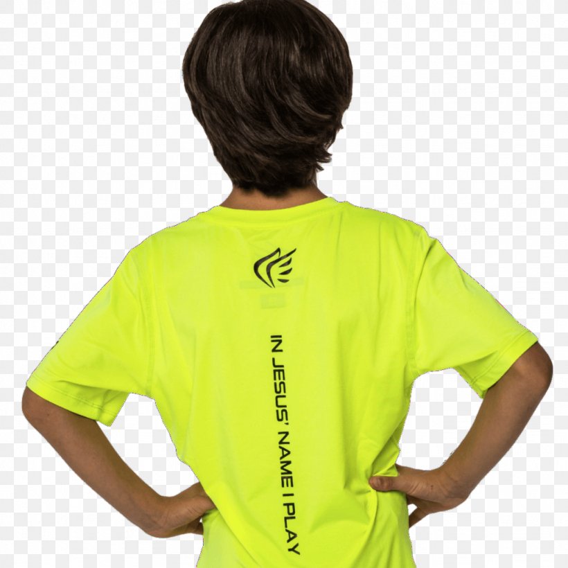 T-shirt Shoulder Sleeve Sportswear Product, PNG, 1024x1024px, Tshirt, Clothing, Green, Joint, Neck Download Free