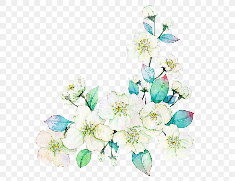 Watercolor Painting Flower Download Illustration, PNG, 650x633px, Flower, Blossom, Branch, Cape Jasmine, Cartoon Download Free