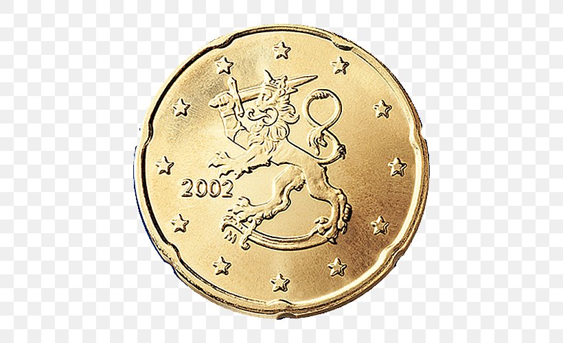 20 Cent Euro Coin Finnish Euro Coins 1 Cent Euro Coin 10 Euro Cent Coin, PNG, 500x500px, 1 Cent Euro Coin, 1 Euro Coin, 2 Euro Cent Coin, 2 Euro Coin, 2 Euro Commemorative Coins Download Free