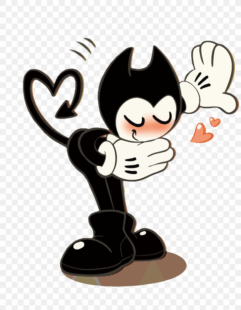Bendy And The Ink Machine DeviantArt TheMeatly Games Drawing Fan Art, PNG, 1500x1932px, Watercolor, Cartoon, Flower, Frame, Heart Download Free