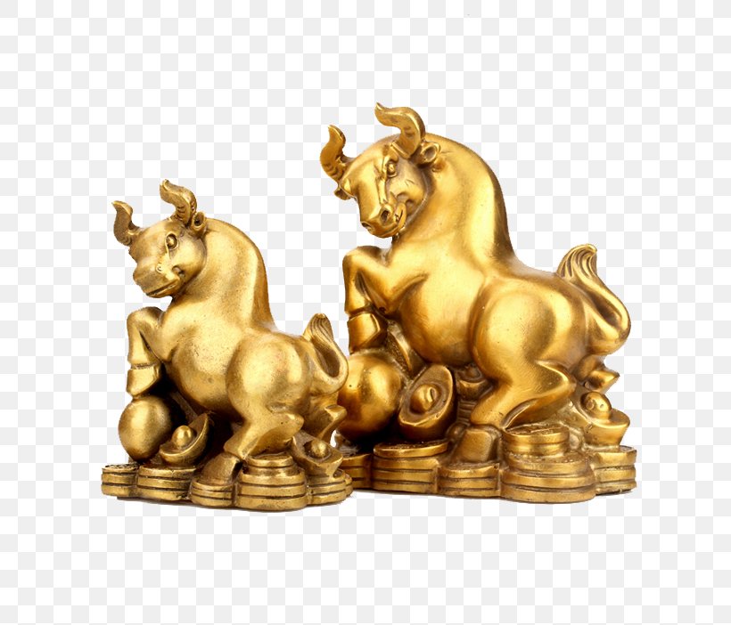 Cattle Red Bull Ox Chinese Zodiac, PNG, 750x702px, Cattle, Beef, Board Game, Brass, Bronze Download Free