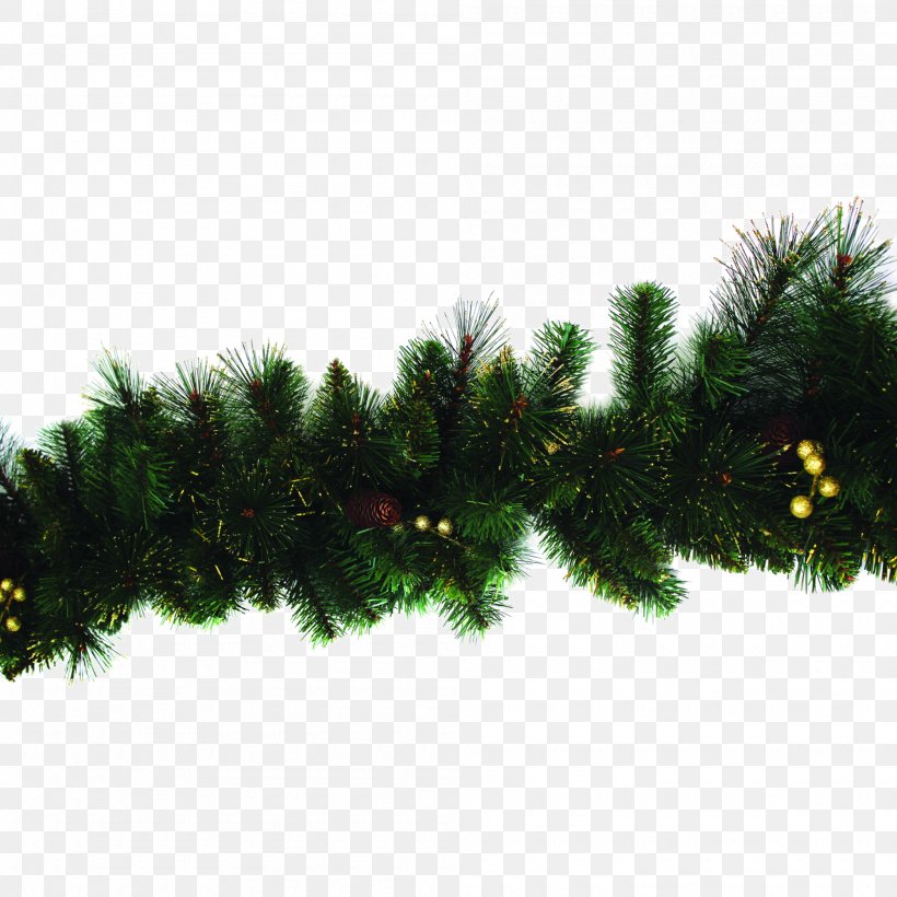 Christmas Ornament Garland Christmas Tree Spruce, PNG, 2000x2000px, Christmas Ornament, Branch, Christmas, Christmas Decoration, Christmas Tree Download Free