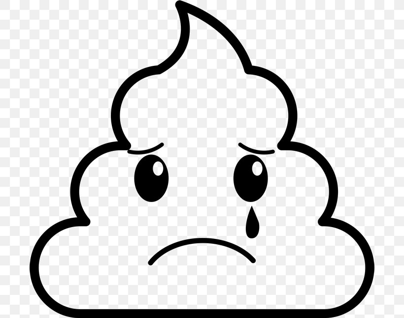 Coloring Book Pile Of Poo Emoji Child Drawing, PNG, 700x647px, Coloring Book, Adult, Artwork, Black, Black And White Download Free