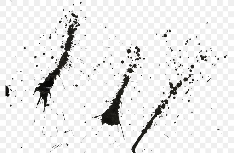 Ink Brush Copyright Notice, PNG, 800x536px, Ink Brush, Beak, Bird, Black And White, Branch Download Free