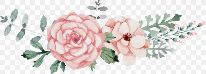 Watercolour Flowers Floral Design Watercolor Painting, PNG, 1420x516px, Watercolour Flowers, Art, Artwork, Body Jewelry, Branch Download Free
