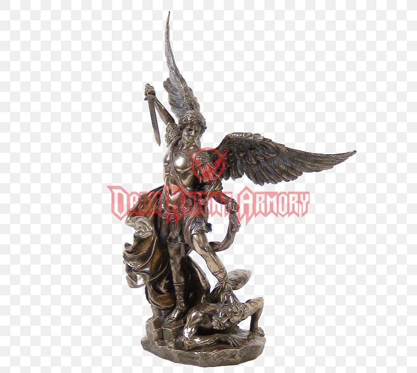 Michael Statue De L'archange Saint Michel Archangel Bronze Sculpture, PNG, 733x733px, Michael, Angel, Archangel, Bronze, Bronze Sculpture Download Free