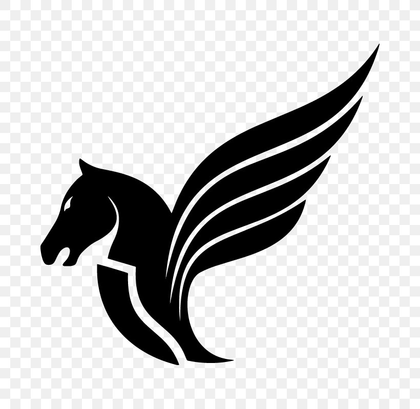 Pegasus Flying Horses Car, PNG, 800x800px, Pegasus, Black And White, Car, Carnivoran, Cdr Download Free
