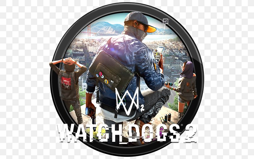 Watch Dogs 2 PlayStation 4 Xbox One Video Game, PNG, 512x512px, 4k Resolution, 8k Resolution, Watch Dogs 2, Brand, Game Download Free