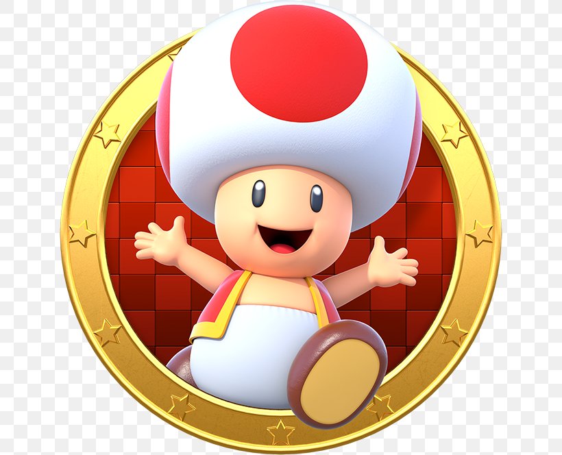 Mario Party Star Rush Toad Super Mario Bros., PNG, 646x664px, Mario Party Star Rush, Ball, Cartoon, Fictional Character, Football Download Free