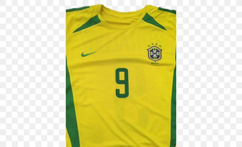 T-shirt Brazil National Football Team Jersey Brazil At The 2002 FIFA World Cup, PNG, 500x500px, Tshirt, Active Shirt, Area, Beautiful Game, Brand Download Free