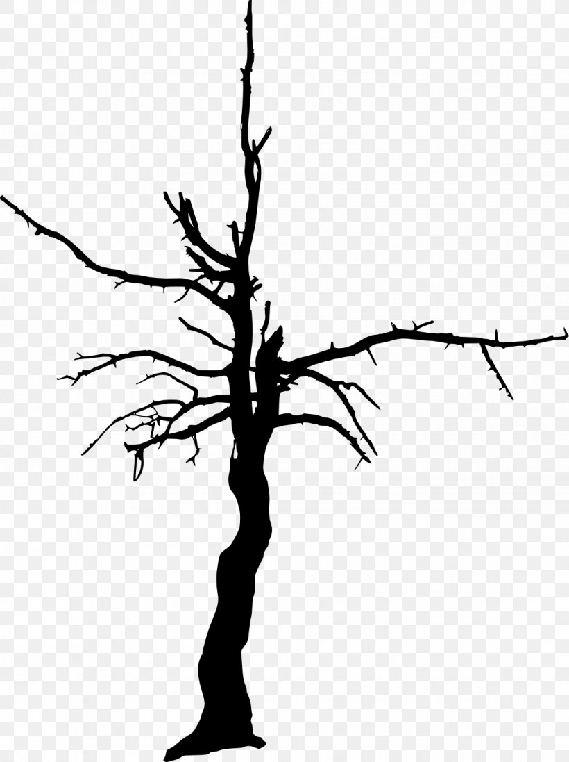 Tree Woody Plant Clip Art, PNG, 1121x1500px, Tree, Artwork, Black And White, Branch, Flower Download Free