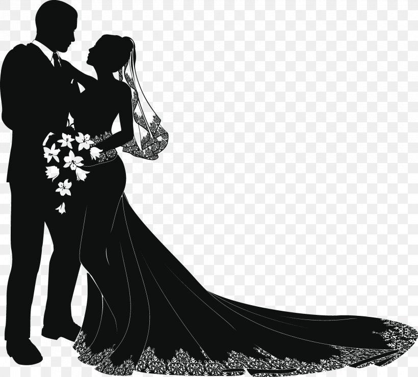 Bridegroom Clip Art, PNG, 2500x2257px, Bridegroom, Black And White, Bride, Cdr, Dress Download Free