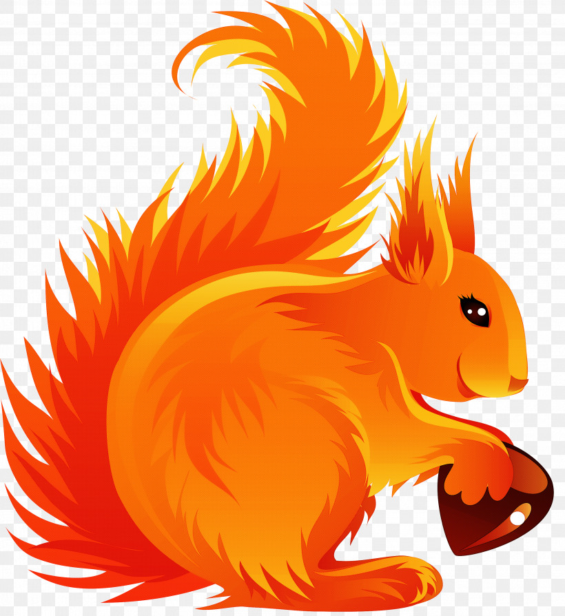 Orange, PNG, 2751x3000px, Orange, Cartoon, Rabbit, Rabbits And Hares, Squirrel Download Free