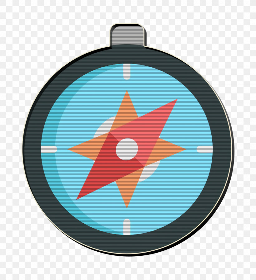 Compass Icon Tropical Icon, PNG, 1130x1240px, Compass Icon, Aqua, Circle, Flag, Orange Download Free