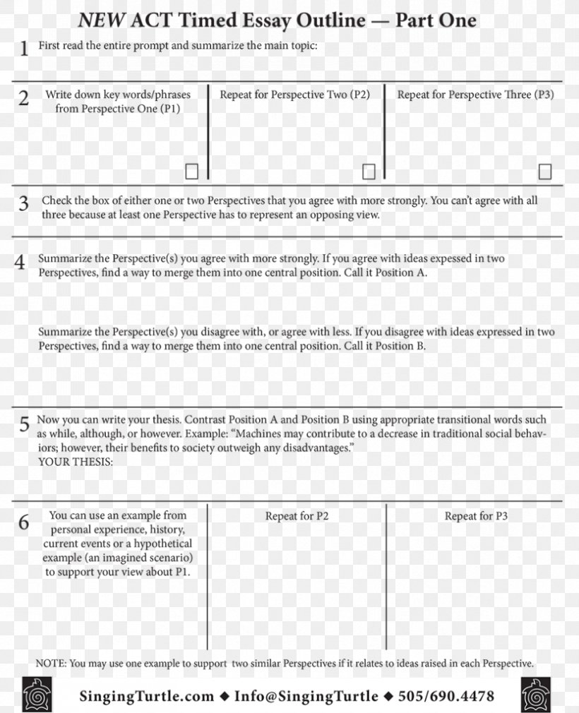 Essay Thesis Statement ACT Writing Document, PNG, 831x1024px, Essay, Act, Area, Black And White, Cover Letter Download Free