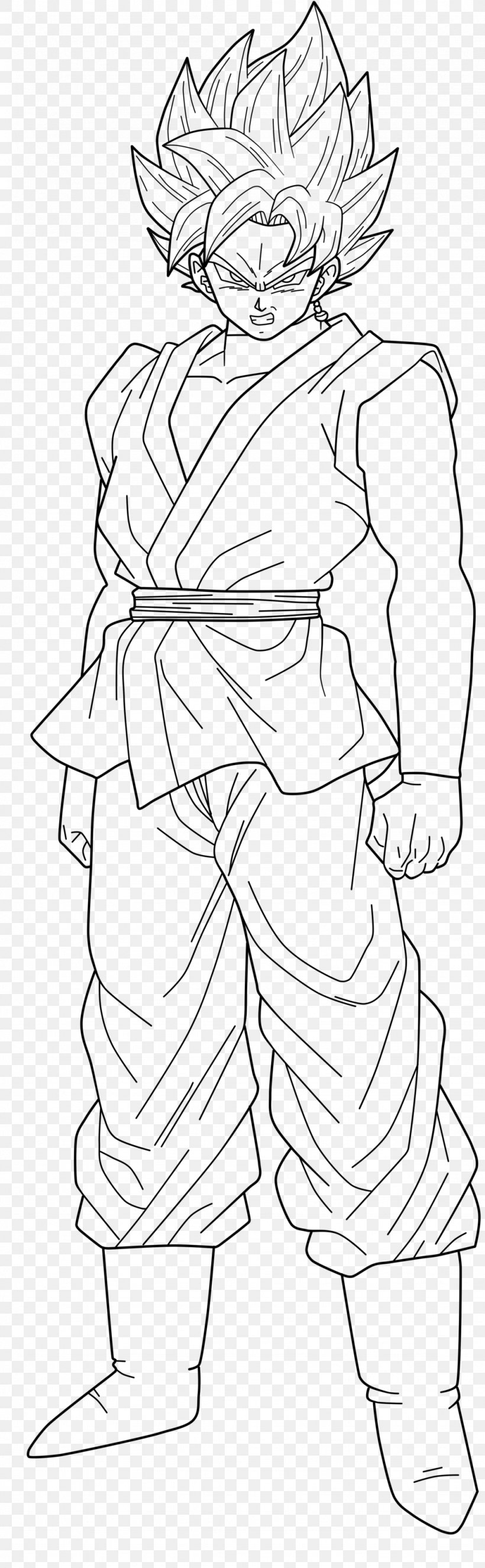 Line Art Goku Gogeta Vegeta Frieza, PNG, 1024x3310px, Line Art, Arm, Art, Artwork, Bateraketa Download Free