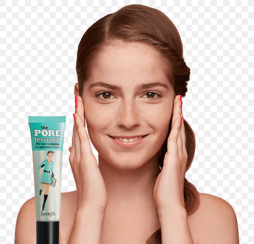 Benefit POREfessional Face Primer Benefit Cosmetics, PNG, 728x785px, Benefit Porefessional Face Primer, Beauty, Benefit Cosmetics, Brown Hair, Cheek Download Free