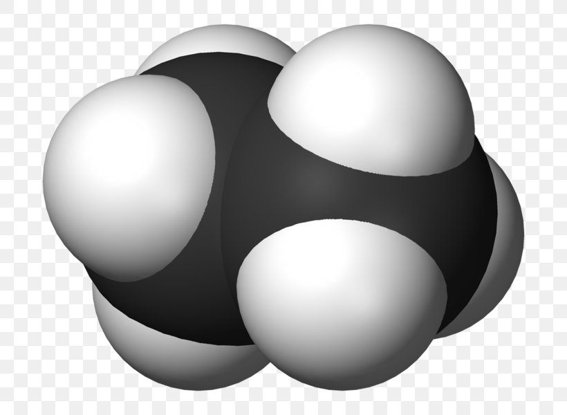 Ethane Space-filling Model Molecular Model Molecule Alkane, PNG, 766x600px, Ethane, Alkane, Ballandstick Model, Butane, Carbon Download Free