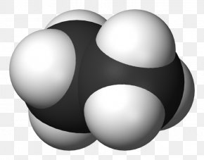 Bead - Ethane Space-filling Model Molecular Model Molecule Alkane PNG