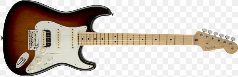 Fender Stratocaster Fender Standard Stratocaster HSS Electric Guitar Fender Musical Instruments Corporation, PNG, 2400x778px, Fender Stratocaster, Acoustic Electric Guitar, Electric Guitar, Fender American Elite Stratocaster, Fender Standard Stratocaster Download Free