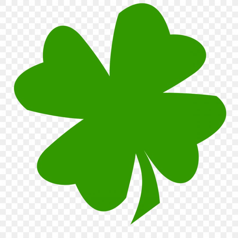 Four-leaf Clover Shamrock Saint Patrick's Day Luck, PNG, 1280x1280px, Fourleaf Clover, Clover, Fotolia, Grass, Green Download Free