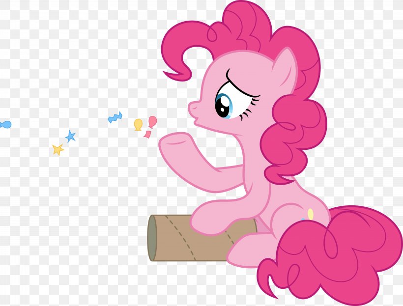 Pinkie Pie Pony Rainbow Dash Applejack Princess Celestia, PNG, 6500x4944px, Watercolor, Cartoon, Flower, Frame, Heart Download Free