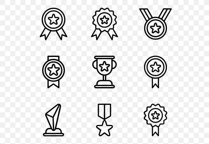 Award Icon, PNG, 600x564px, Award, Area, Behavior, Black, Black And White Download Free