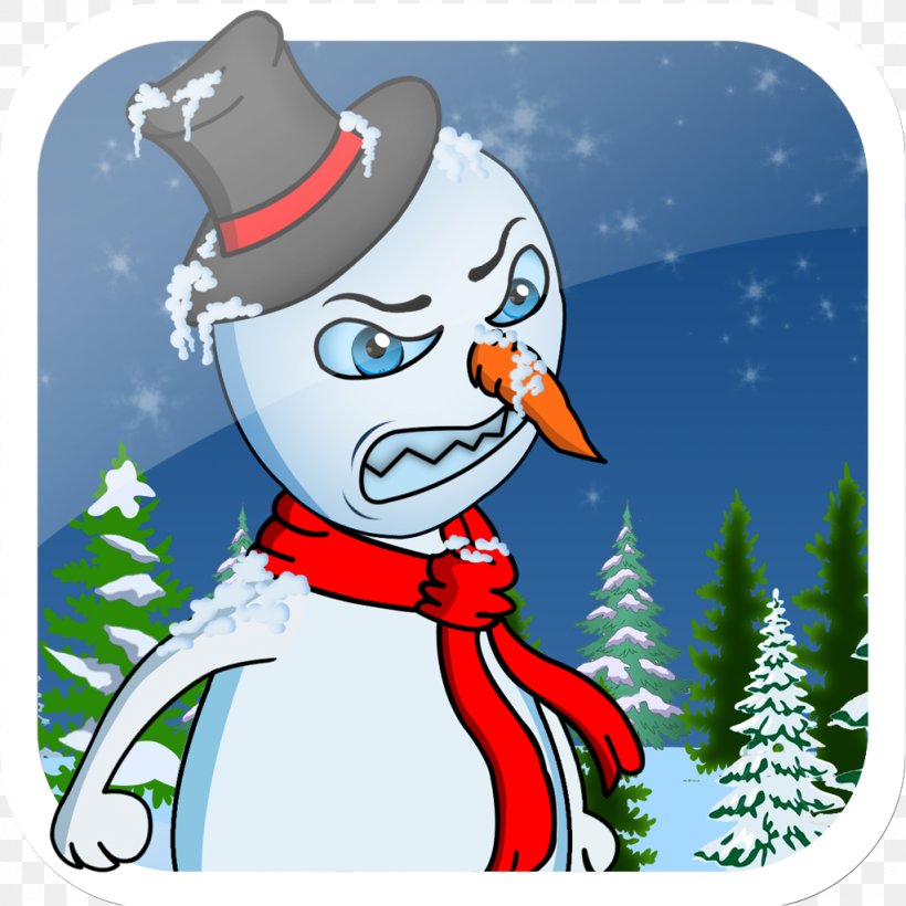 Flightless Bird Christmas Vertebrate, PNG, 1024x1024px, Bird, Animal, Art, Beak, Cartoon Download Free