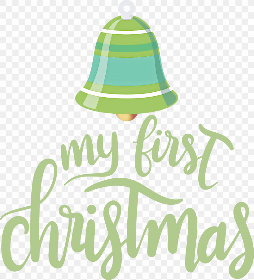 My First Christmas, PNG, 2721x3000px, My First Christmas, Geometry, Green, Line, Logo Download Free