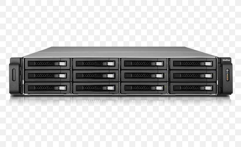 Network Storage Systems Serial Attached SCSI QNAP TVS-EC1280U-SAS-RP Serial ATA QNAP TVS-1271U-RP, PNG, 800x500px, Network Storage Systems, Computer Servers, Data Storage, Data Storage Device, Disk Array Download Free