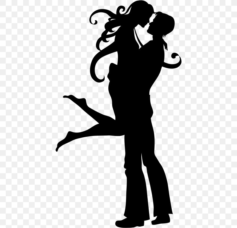 Clip Art Love Image Silhouette, PNG, 437x790px, Love, Blackandwhite, Dance, Heart, Photography Download Free